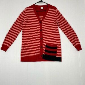 CABI Picnic Cardigan Sweater Women's Size Medium Long Sleeve Pocket Style 5446 M